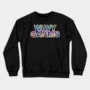 Wavy garms trippy design Crewneck Sweatshirt